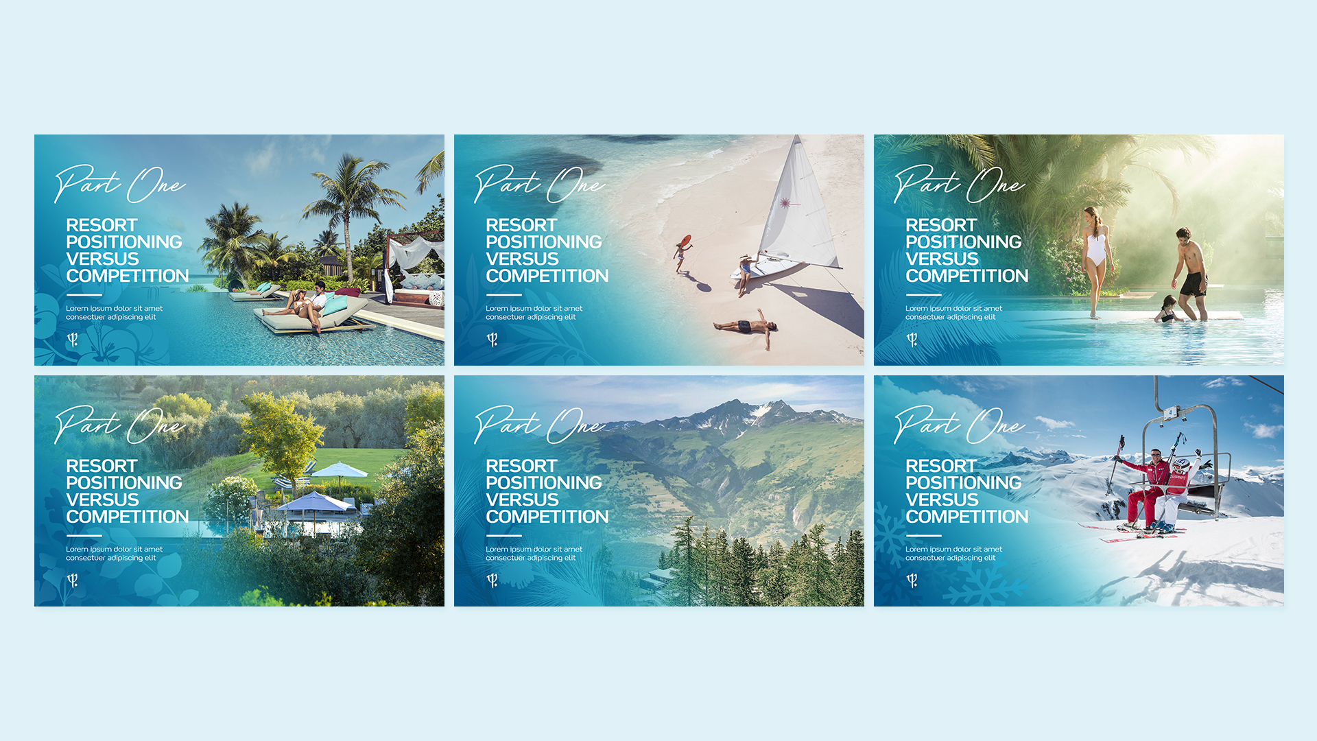 Image d'une création graphique de présentation digitale pour Club Med, conçue par Maki Maki Studio, directeur artistique freelance.